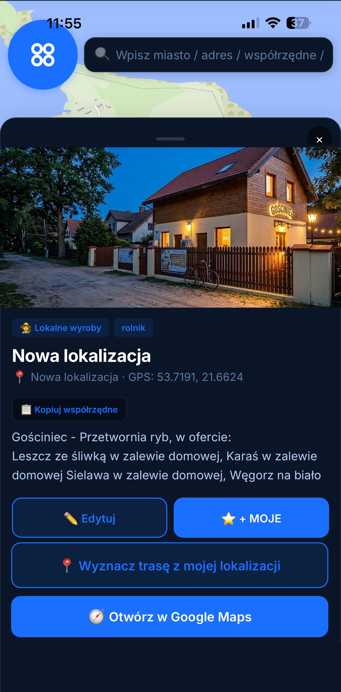 Szczegóły miejsca